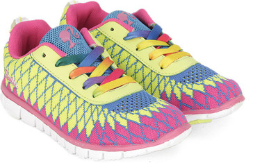 

Barbie Girls Lace Walking Shoes(Yellow, Lime green