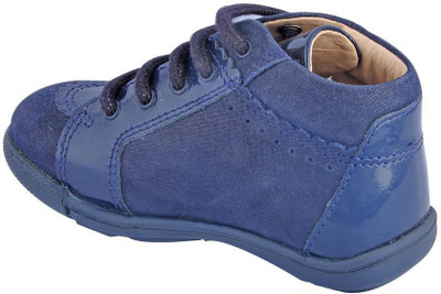 

Beanz Girls Lace Sneakers(Blue, Matalic navy