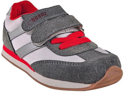 

Beanz Boys Velcro Running Shoes(Red, Wht/grey/red