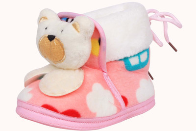 

Ole Baby Boys & Girls Slip on Casual Boots(Pink, Hot pink