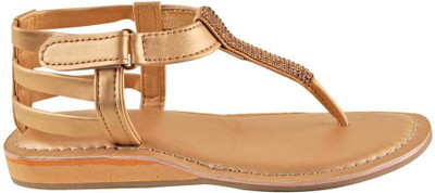 

Beanz Girls Velcro Jutis(Gold, Golden
