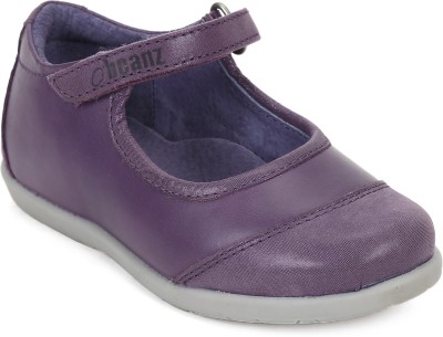 beanz Girls Velcro Running Shoes(Purple)