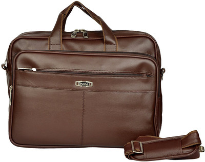 

ZIPLINE 15.6 inch Laptop Messenger Bag(Brown)