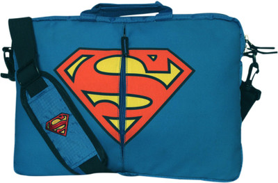 

Planet Superheroes 14 inch Laptop Messenger Bag(Blue)