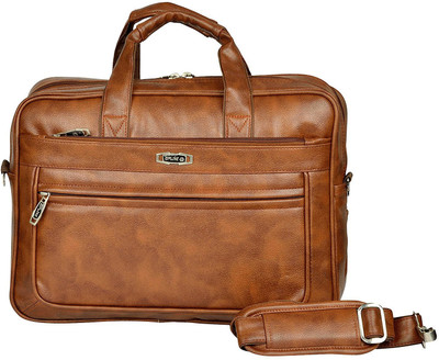 

ZIPLINE 15.6 inch Laptop Messenger Bag(Brown)