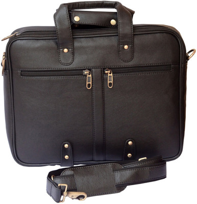 

AirLeather 14 inch Laptop Messenger Bag(Black)