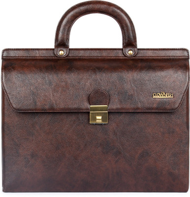 

The Clownfish 15.6 inch Laptop Messenger Bag(Brown), Dark brown