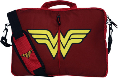 

Planet Superheroes 14 inch Laptop Messenger Bag(Maroon)