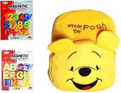 

Aparnas Winnie the Pooh with magnetic letters and numbers ABCD ;abcd and 1234(Multicolor)