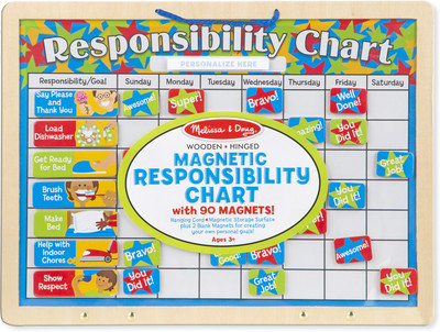 

Melissa & Doug Magnetic Responsibility Chart(Multicolor)
