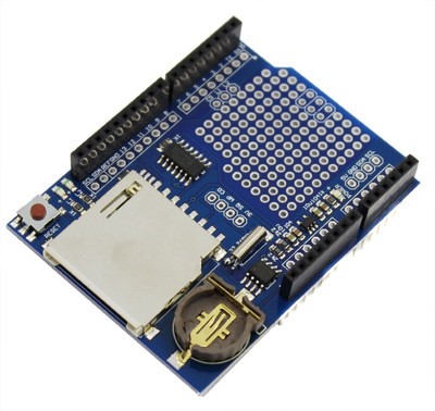 

Robodo Data Logger module Logging Shield data recorder shield for Arduino uno sd card(Multicolor)