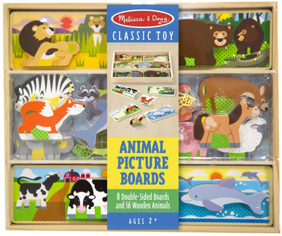 

Melissa & Doug Animal Picture Boards(Multicolor)