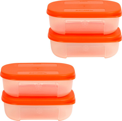

Tupperware Freezer Mate Mini 140 ML (Pack of 4 , Orange) 1 Containers Lunch Box(140 ml)