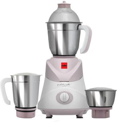 

Cello Swift 500 W Mixer Grinder(Pink, 3 Jars)