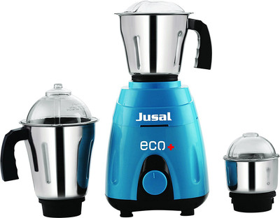 Jusal Pro Eco Plus 600 600 W Juicer Mixer Grinder(Blue, 3 Jars)