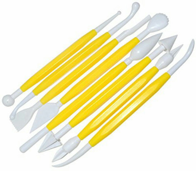 

NK-STORE 8 Piece Set Cake Decorating Sugarcraft Paste Flower Modelling Tools Set Kit Model Building Kit