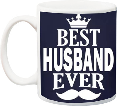 

Stylotrendz Best Husband Ever gift for birthday anniversary karva chauth Ceramic Mug(325 ml), White