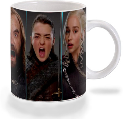 

Mooch Wale Game Of Thrones Season 7 Cry Ceramic Mug(325 ml), Multicolor