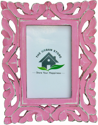 

The Urban Store Wood Photo Frame(Pink, 1 Photos)
