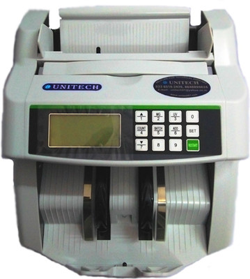 

Unitech UNITECH MG 11 G, LOOSE NOTE COUNTING MACHINE WITH FAKE NOTE DETECT Note Counting Machine(Counting Speed - 1000 notes/min)