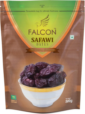 

Falcon Safawi Seeded Dates Pouch-500g Dates(500 g, Pouch)
