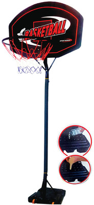 

Toy Park Adjustable Metal Basket Frame Stand(Blue, Black), Black;blue