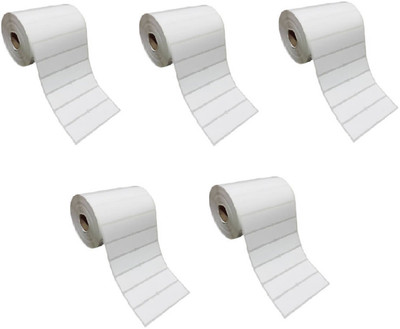 

Sevensoft Developers 25X25MM Barcode Label Set of 5 Self-adhesive Paper Label(White)