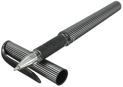

Eatech Black Looking pen with Blue ink disappear Gel Pen
