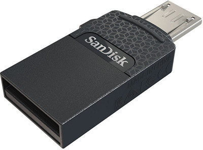 SanDisk Dual Drive 64GB 2.0 OTG Pendrive 64 GB Pen Drive(Black) available at flipkart for Rs.1644