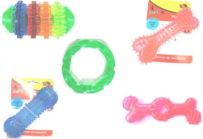 

Pawsitively Toys Combos Dog & Puppy Non-Toxic Rubber Chew Toy For Dog