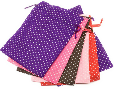 

Satyam Kraft polka dot -pack of 6 Potli(Multicolor)