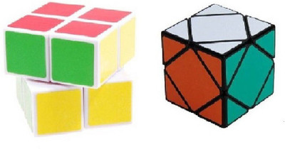 

Mayatra's Shengshou 2x2 Rubik Neon Colors High Speed Magic Puzzle & QiYi Skewb Cube Combo (2 Pieces)(2 Pieces)