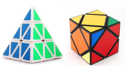 Mayatra's Shengshou High Speed Magic Puzzle & QiYi Skewb Cube & Pyraminx Speed White Cube Combo (2 Pieces)(2 Pieces) available at flipkart for Rs.749