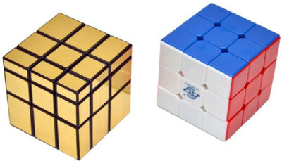 

Mayatra's Shengshou Golden Mirror Cube & Stickerless Cube Combo (2 Pieces)(2 Pieces)