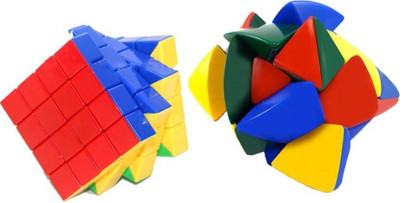 

Mayatra's Shengshou Master Pyramorphix & Stickerless 4x4x4 Rubik Speed Cube - Combo (2 Pieces)(2 Pieces)