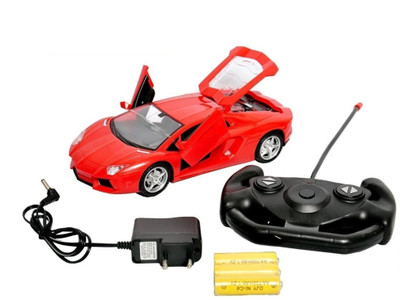 

Zest 4 Toyz Remote Control Car Lambo With Opening Doors Opening Boot-space with Rechargeable batteries(Red)