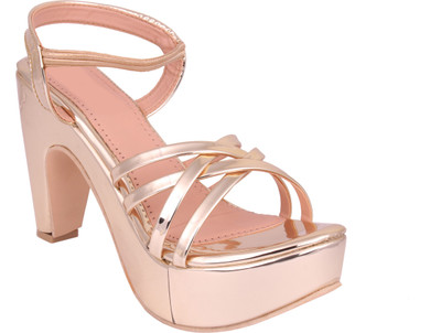 

DICY Women Gold Heels