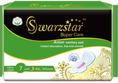 

Swarzstar Super Care Ultra Clean Anion Sanitary Pads- XXL-[345mm] Sanitary Pad(Pack of 2)