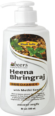 

khadi abeers Heena Bringraj Hair Cleanser(500 ml)