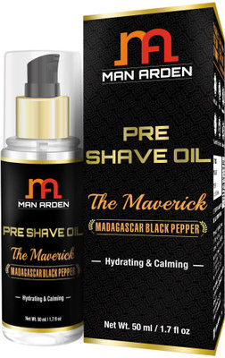

Man Arden Pre Shave Oil - The Maverick - Hydrating & Calming Shave Oil(50 ml)