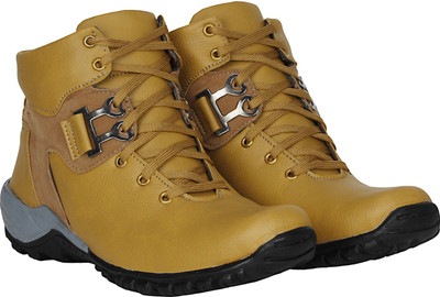 

Knot n Lace Long Hot Boots For Men(Tan
