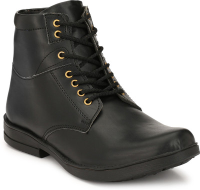 

OLADIN Mens Super Fine Synthetic Leather Rider (Black) Boots For Men(Brown, Black