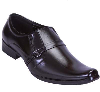 flipkart men's black formal shoes