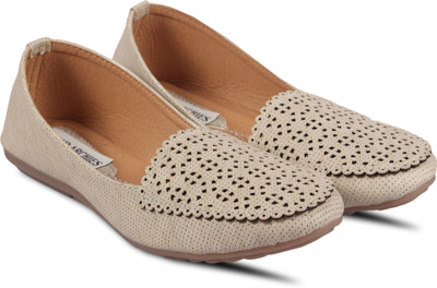 

Anand Archies Loafers For Women(Beige, Cream