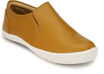 

John Karsun Slip On Sneakers For Men(Tan