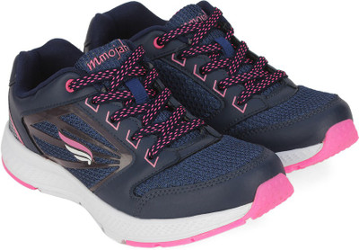 Mmojah Energy-31 Running Shoes For Women(Navy, Navy blue/pink