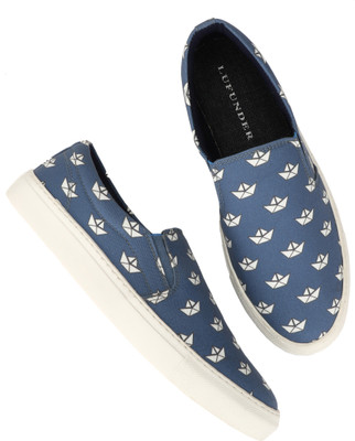 

LUFUNDER DESIGNER CANVAS CASUAL SHOE Canvas Shoes For Men(Blue