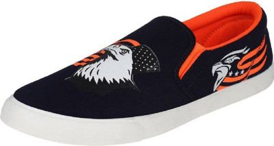 

Lee Won PRINTED Loafers For Men(Multicolor, Orange