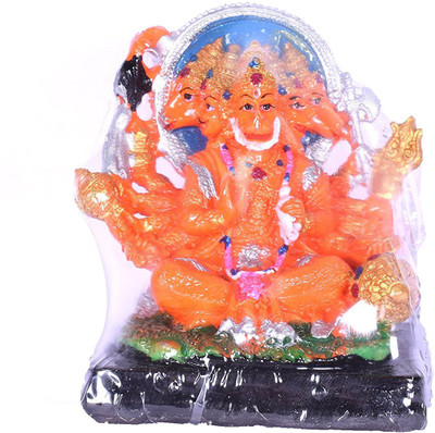 

Vyne Panchmukhi Hanuman Showpeice Decorative Showpiece - 7 cm(Polyresin, Multicolor)