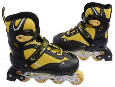 

Jonex 2066 Inline Inline Skates In-line Skates - Size 3.5-5.5 UK(Yellow), Yellow and black